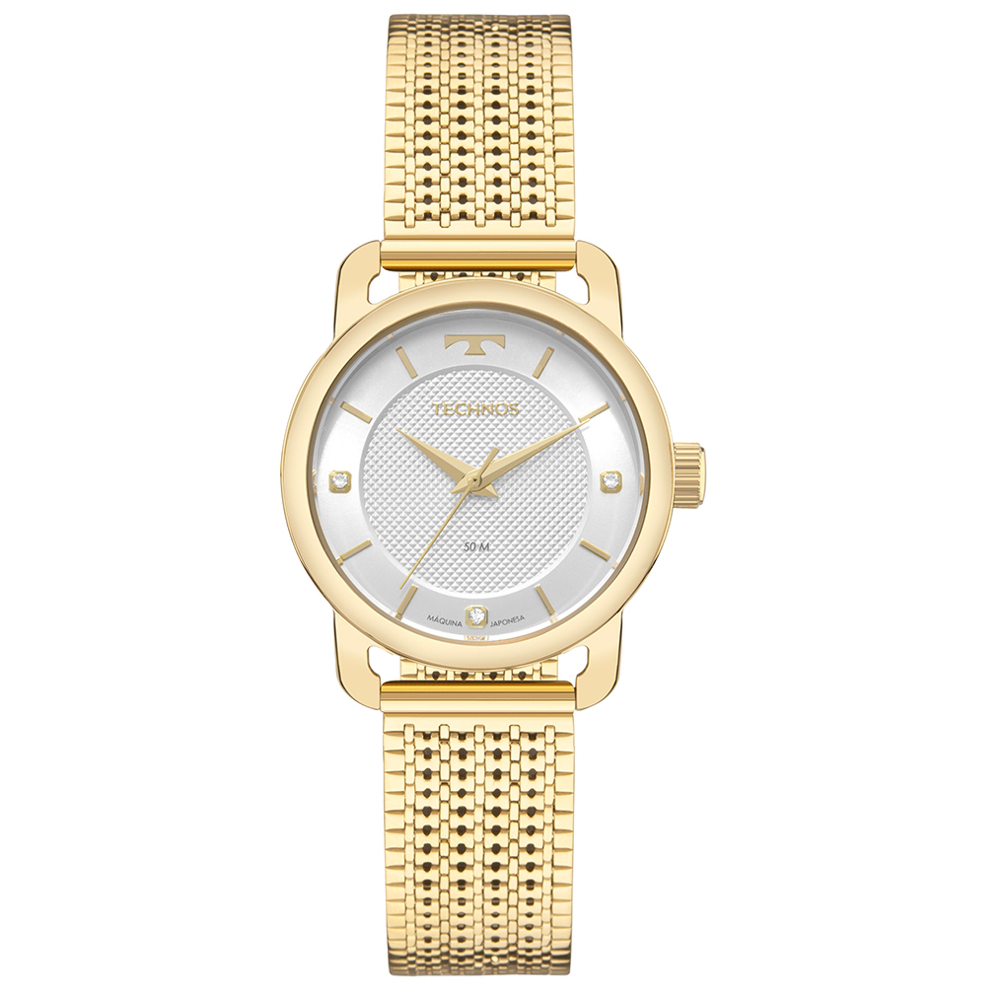 Relógio Technos Feminino  Style Dourado