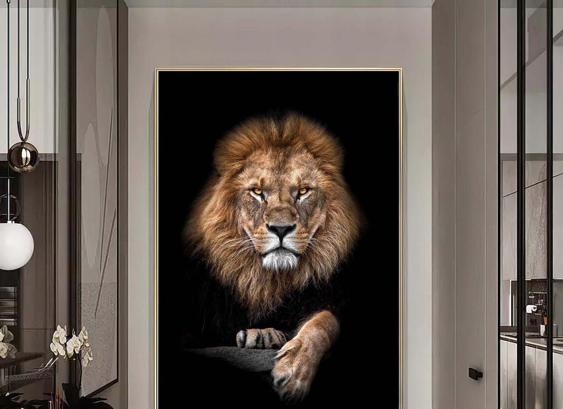 Quadro Decorativo O Leão Majestoso - LEAO01