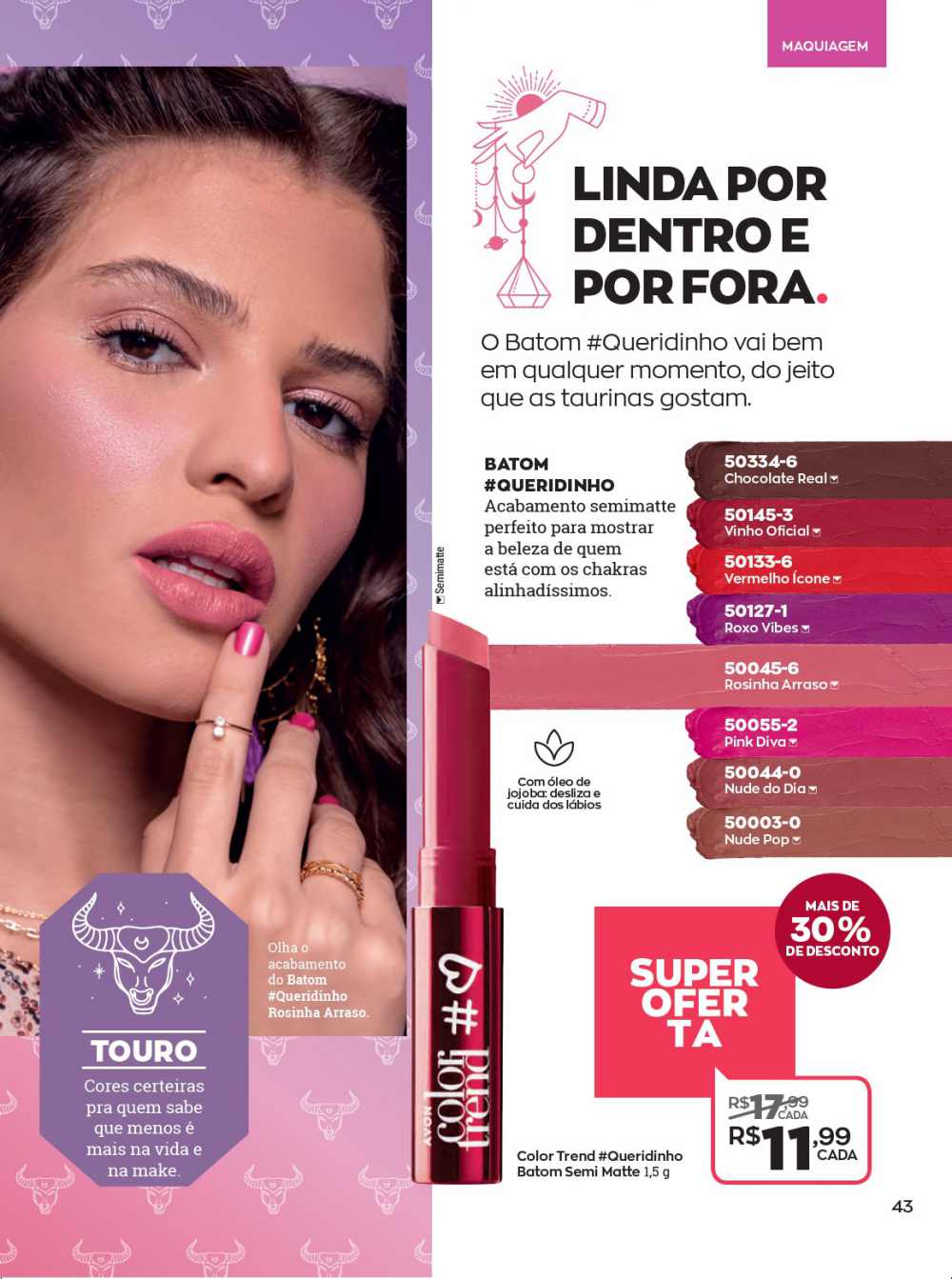 Catálogo Avon - Rouge Grupo (24 Páginas) | Item de Papelaria Avon Usado  72353956 | enjoei